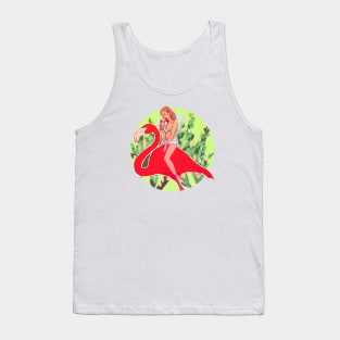 Flamingo Paradise Tank Top